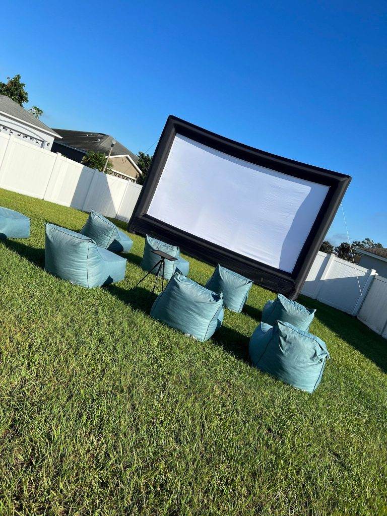 Outdoor Projector, Inflatable Screen and Speaker Rental | Outdoor Movie Night